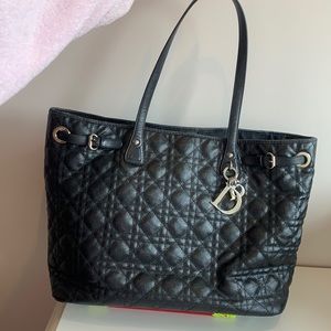 Authentic Christian Dior Cannage Shopping Bag